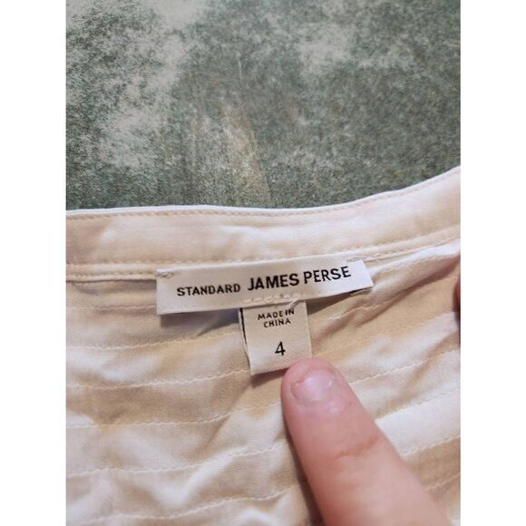 James Perse Chiffon Sundress in calcite sz 4 (Large) - Picture 3 of 5